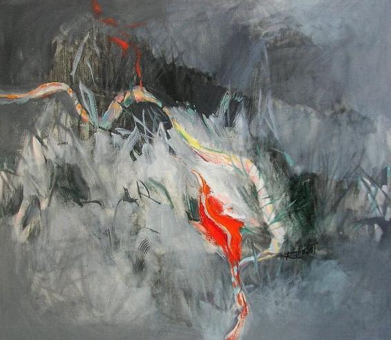 Balada o láske, 2002, akryl, olej na plátne, 70x90 cm 